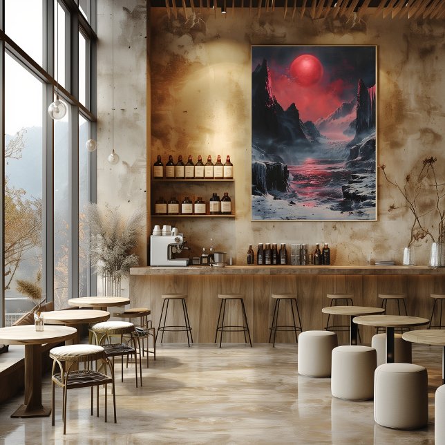 Pôster Luna Roja: Impresionista y Surrealista (Criador carregado)