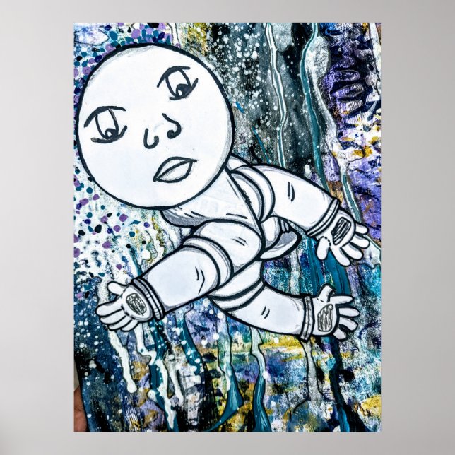 Poster Lunar Splash (Frente)