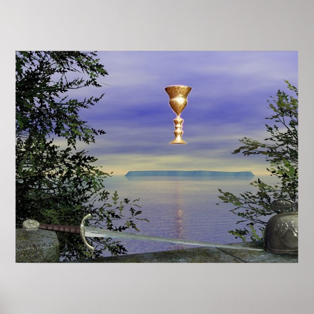 Poster Lundy, a ilha do Graal (Frente)