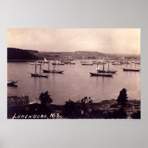 Poster Lunenburg Nova Escócia Canadá