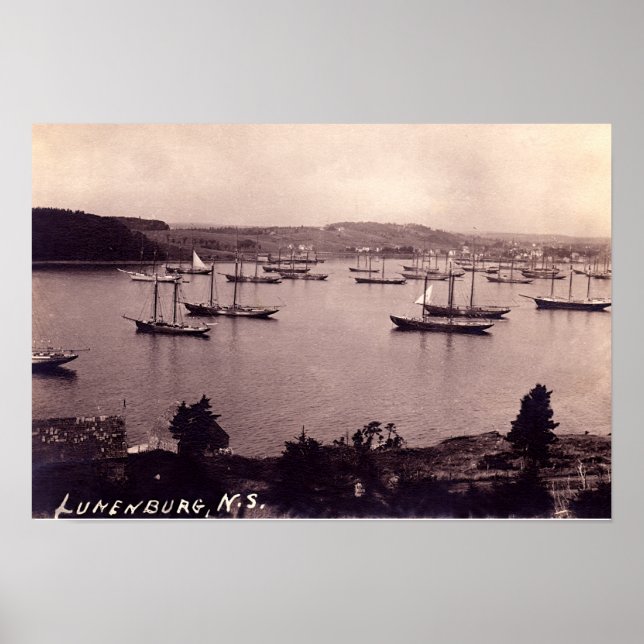 Poster Lunenburg Nova Scotia Canada (Frente)