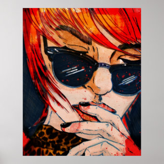 Poster Lunettes noires