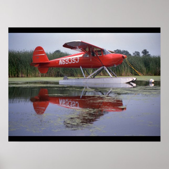 Pôster Luscombe, 8A, 1940, Oshkosh_Classic Aviation (Frente)