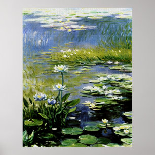 Poster Lush Agapanthus Flowers em Giverny