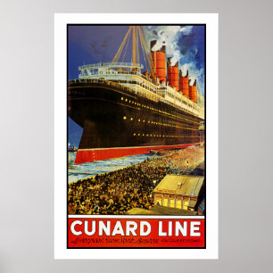 Pôster Lusitania que parte