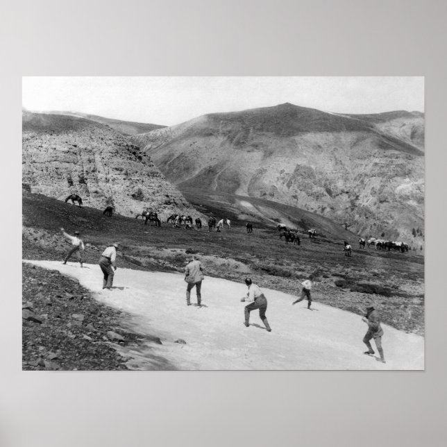 Pôster Luta com Snowball - Festa de Campo de Pesquisa Geo (Frente)