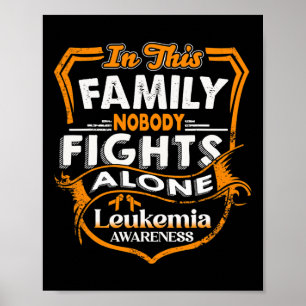 Poster Luta - Consciência da leucemia