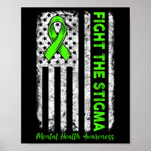 Poster Luta Contra A Estigma Saúde Mental S Saúde Mental