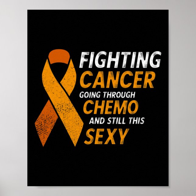 Poster Luta contra a leucose cancer (Frente)
