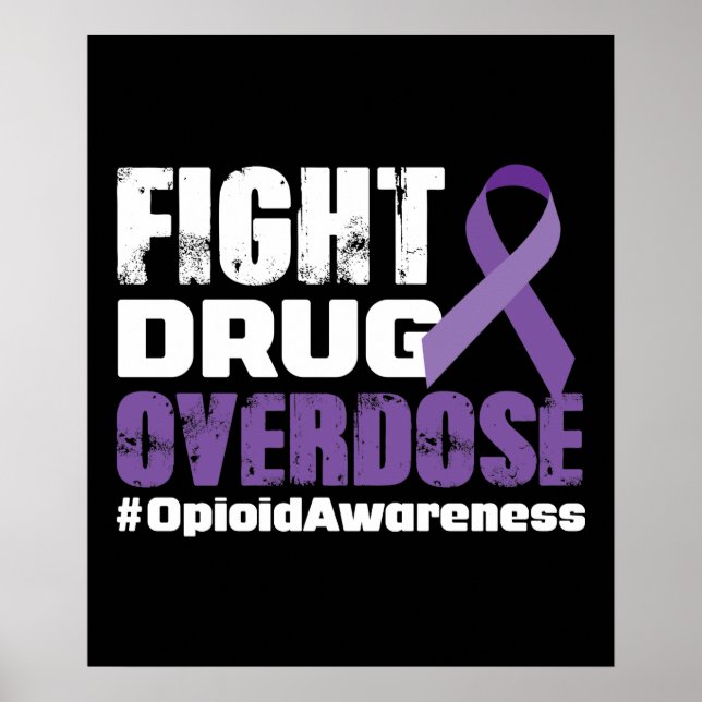 Poster Luta contra a overdose (Frente)