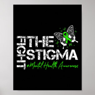 Poster Luta Contra A Sensibilização Para A Saúde Mental D