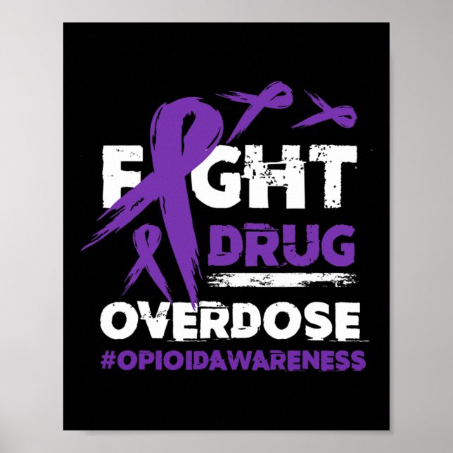 Poster Luta Contra A Sobredosagem Com Medicamentos Prurid (Frente)
