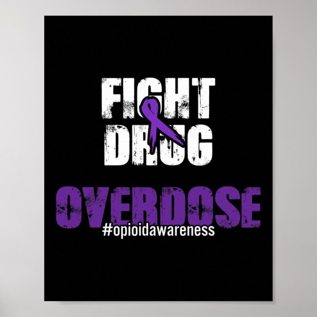 Poster Luta Contra A Sobredosagem De Medicamentos (Frente)