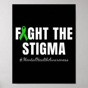 Poster Luta Contra O Estigma - Sensibilização Para A Saúd
