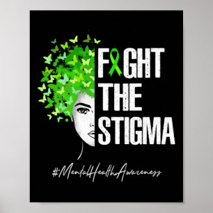 Poster Luta Contra O Presente De Sensibilização Para A Sa
