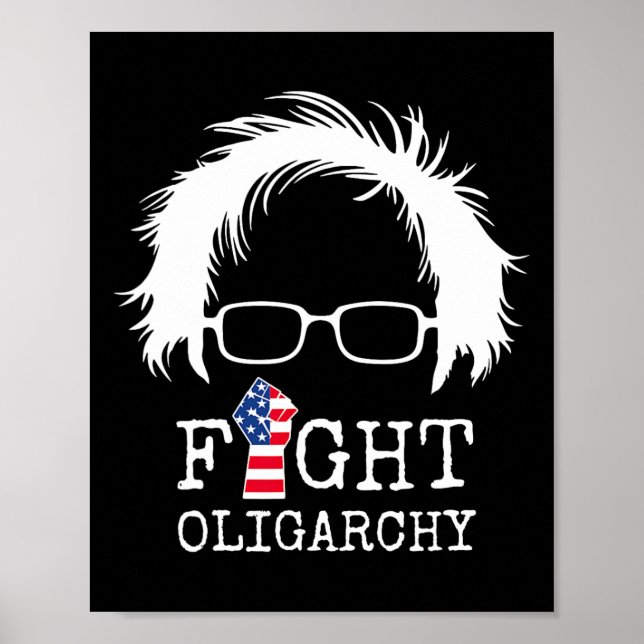 Poster Luta Contra Os Sanders Da Oligarchy E A Liberdade  (Frente)
