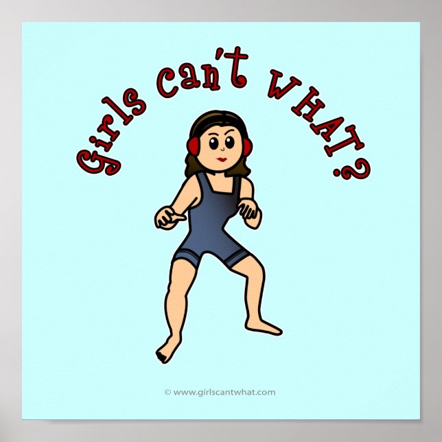 Pôster Luta das mulheres leves (Frente)