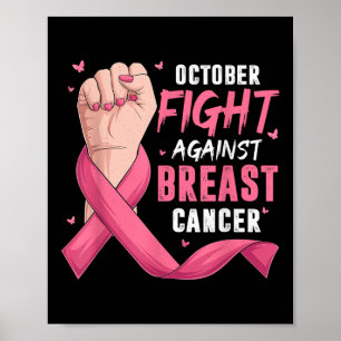 Poster Luta de outubro Contra a Consciência do Cancer Mam