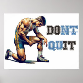 Poster Luta - DOnt queIT