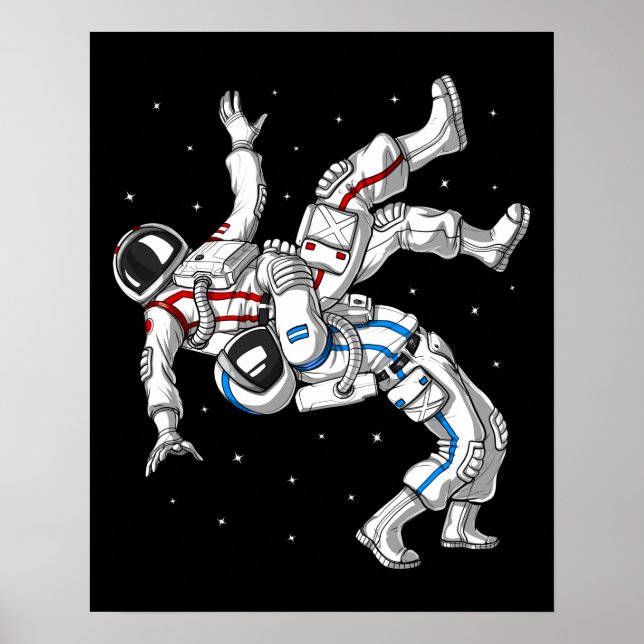 Poster Luta dos astronautas (Frente)