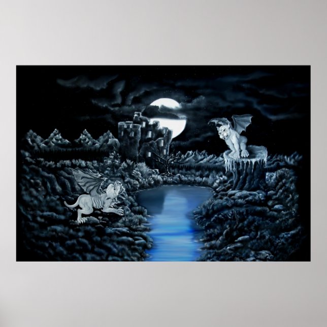 Poster Luta entre Golem e Golem (Frente)