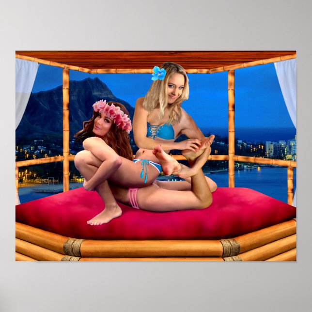 Poster Luta HAWAIIAN FANTASY (Frente)