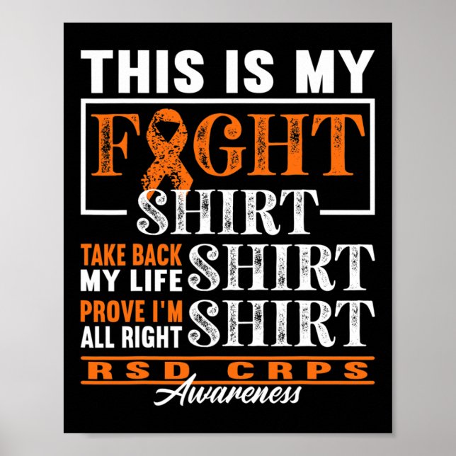 Poster Luta I Reflex Diststrophy Pain Syndrome de Distrof (Frente)