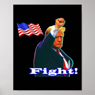 Poster Luta Patriota Trump