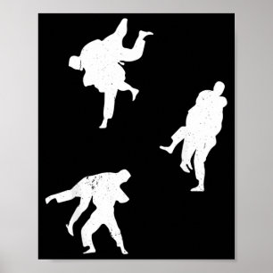 Poster lutador de Jiu Jitsu Brasileiro - Jiu Jitsu Artes