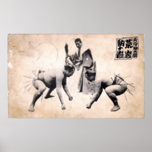 Pôster Lutadores do Sumo
