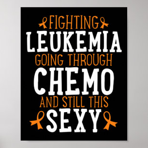 Poster Lutando Contra a Leucemia Quimia Y Cancer Cotação