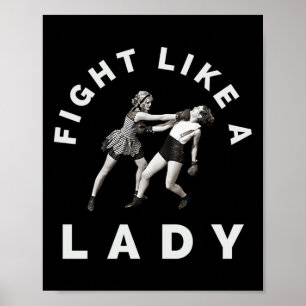 Poster Lutar como uma mulher boxando