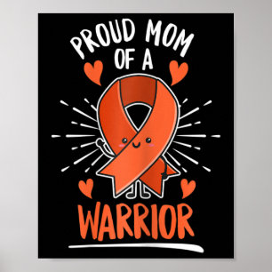 Poster Lutar contra a Design de leucemia para a mãe de um