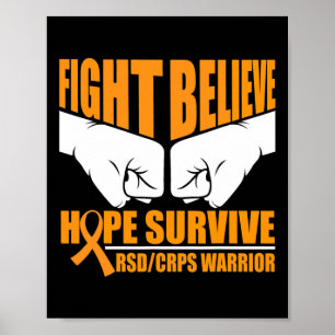 Poster Lutar Contra a Esperança Sobrevive ao Guerreiro do