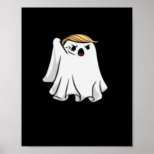 Poster Lutar contra o Dia de as Bruxas engraçado Trumpkin