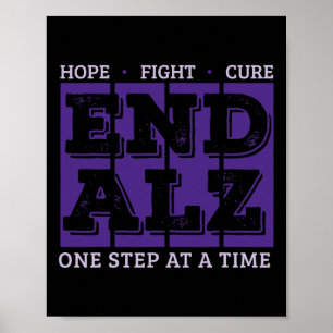 Poster Lutar Contra O EndAlzheimer Um Passo Por Um Heimer