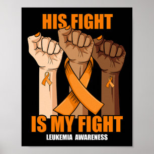 Poster Lutar É A Minha Luta Contra A Leucemia