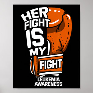 Poster Lutar É Minha Luta Contra A Leucemia Sensibilizar