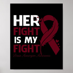 Poster Lutar É Minha Luta Contra O Aneurismo Do Cérebro S