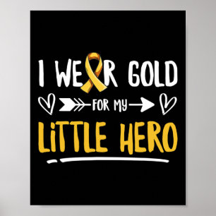 Poster Lute Contra o Cancro Infantil Frase Para Um Pai De