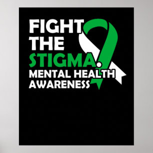 Poster Lute Contra O Estigma.Sensibilização para a saú