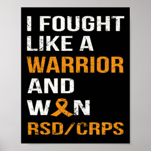 Poster Lutei Como Um Guerreiro E Ganhei Rsd - Crps