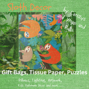 Poster Lúteras penduradas nas árvores