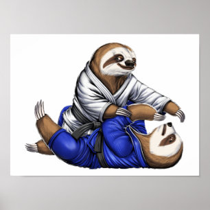 Poster Luth Jiu-Jitsu Wrestlers