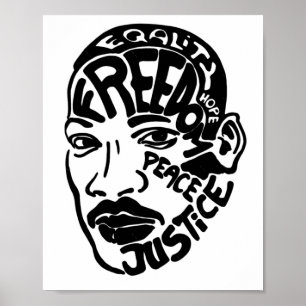 Poster Luther King Sticker