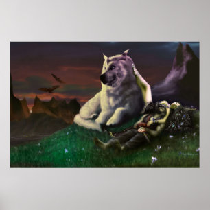 Poster Luthien tende a Beren