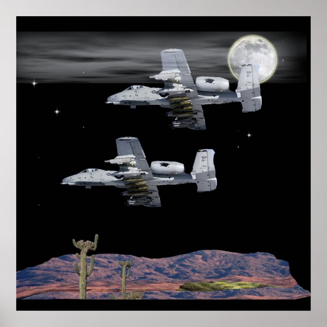 Poster Lutro militar A-10 (Frente)