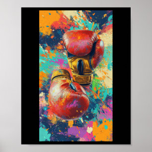 Poster Luvas Boxer Esporte Boxer Prompt Malhação Gym 1