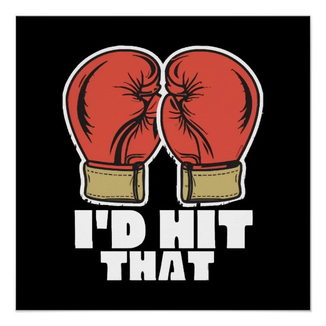 Pôster Luvas de boxe (Frente)