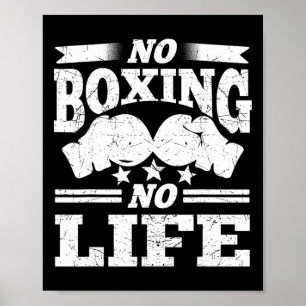 Poster Luvas de Boxe Sem Boxe Sem Vida Luvas de Boxe